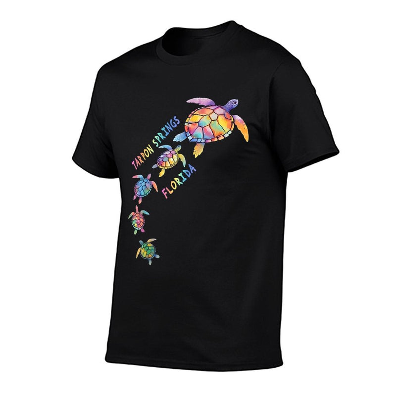 Tarpon Springs Florida Sea Turtle Lover Beach Vacation  Slim-fit Cut T-Shirt