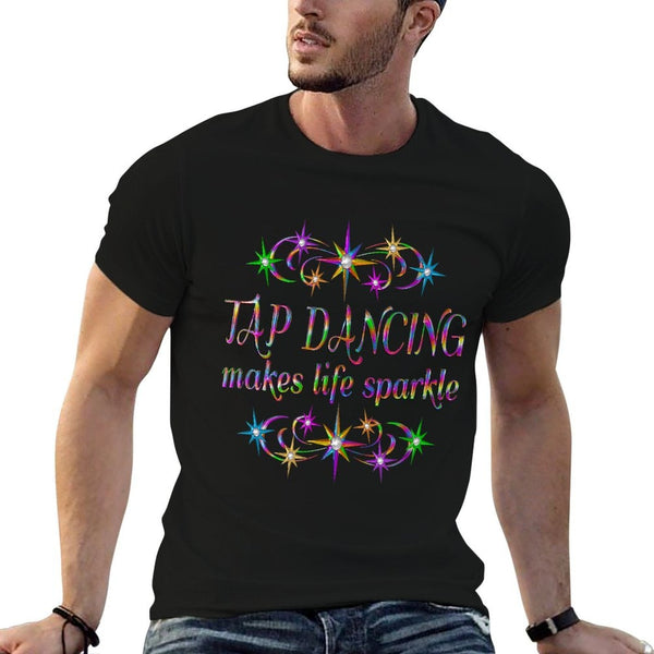 Tap Dancing Makes Life Sparkle  Heathered Texture T-Shirt