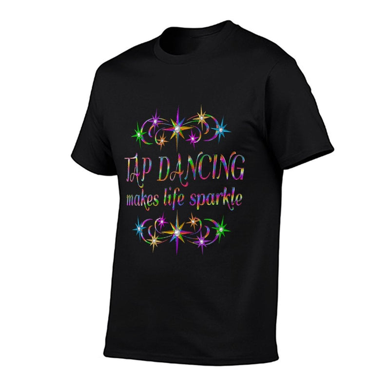 Tap Dancing Makes Life Sparkle  Heathered Texture T-Shirt