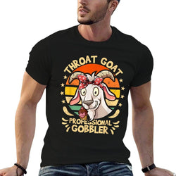 Throat Goat Retro Inappropriate Adult Humor Funny Gag Memes  Versatile T-Shirt