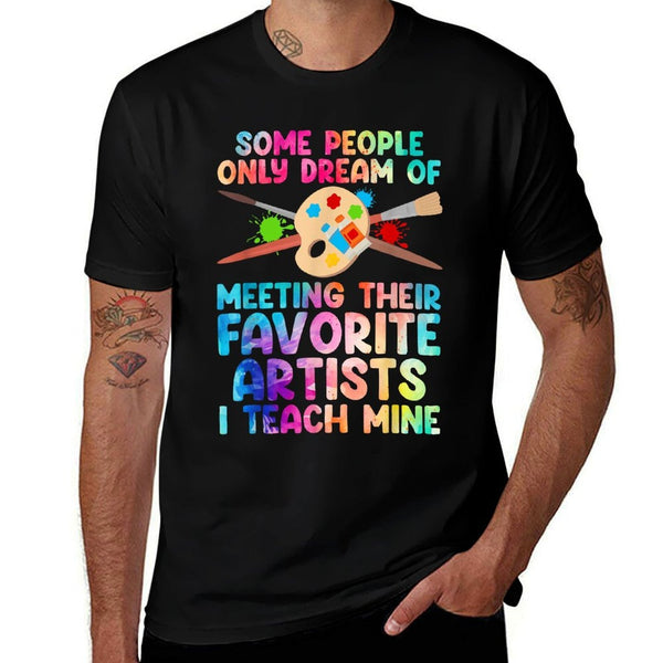 Art Teacher Design For Men Women Art Teacher Appreciation  Lightweight T-Shirt