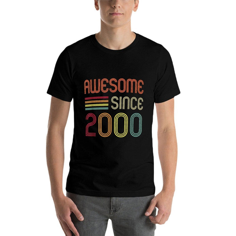 Awesome Since 2000 24th Birthday Retro  Lightweight T-Shirt