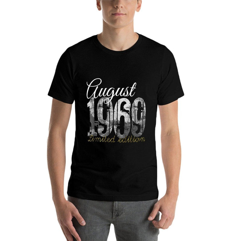 August 1969 - 50 Year Old 1969 50th Birthday Gift  Relaxed-fit T-Shirt