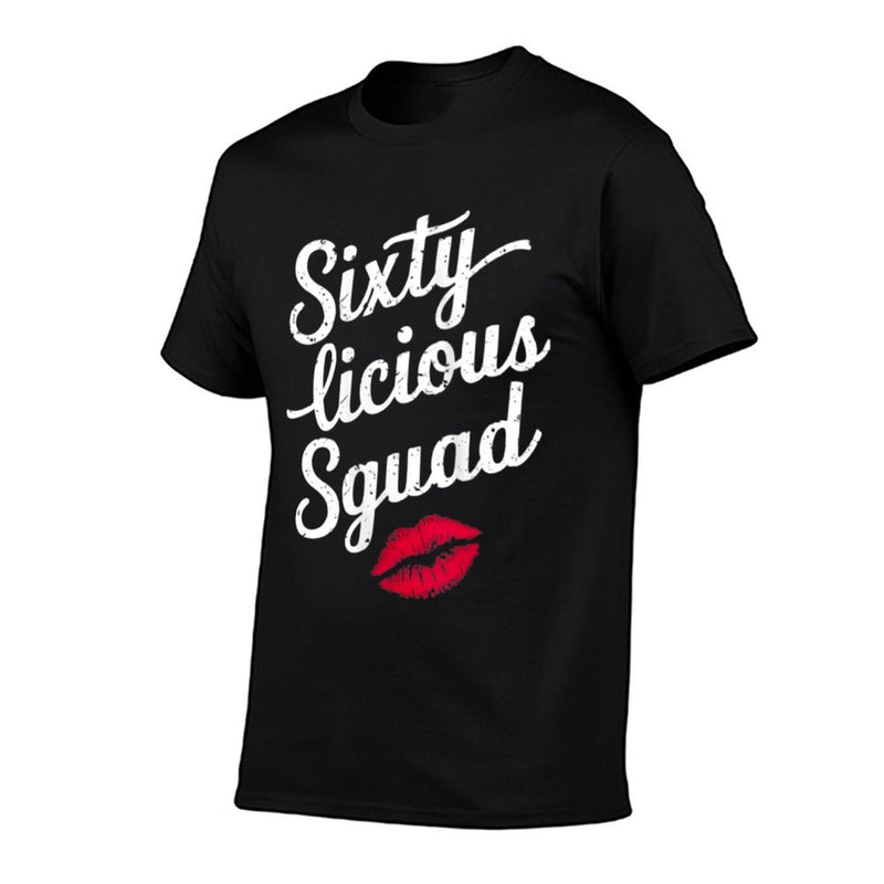 Womens Sixty-licious Squad Women 60th Birthday  Relaxed-fit T-Shirt