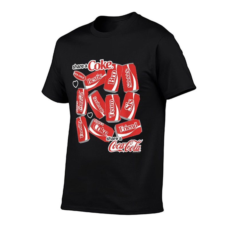 Coca-Cola Share A Coke Family Soda Can Jumble  Graphic-printed T-Shirt