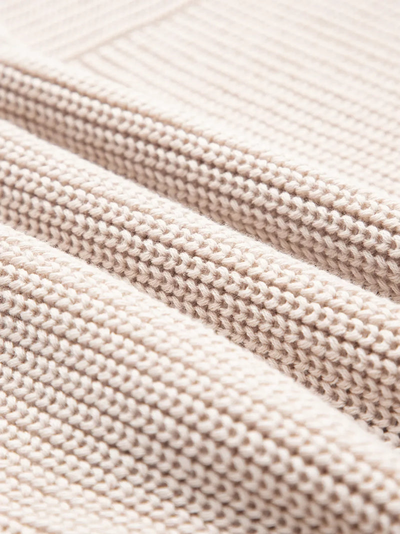 Delaney Texture Knitted Dropped Shoulder Sweater