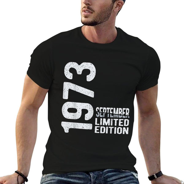 1973 September 50th Birthday 50th Retro Vintage Birth  Stretchy T-Shirt