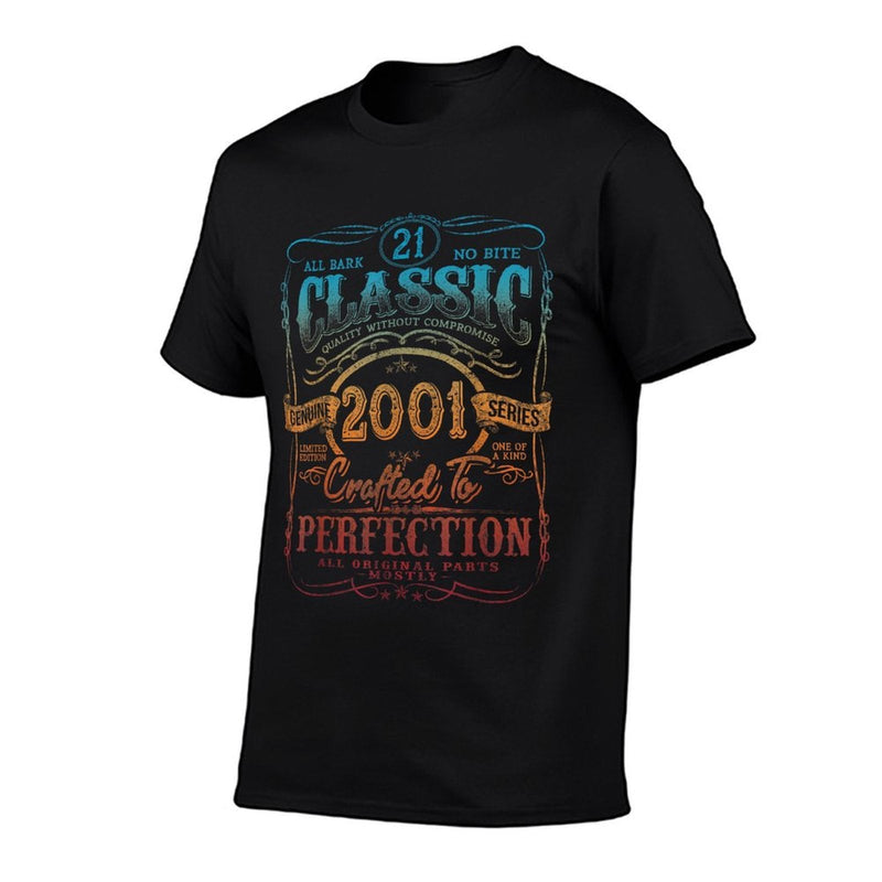 Vintage 2001 Limited Edition 21 Year Old 21st Birthday  Soft T-Shirt