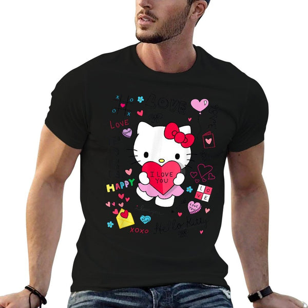 Hello Kitty Love Notes Valentine  Soft T-Shirt