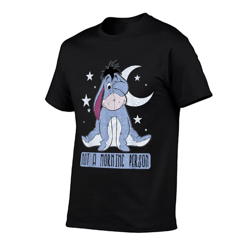 Disney Winnie The Pooh Eeyore Not A Morning Person  Polyester Blend T-Shirt