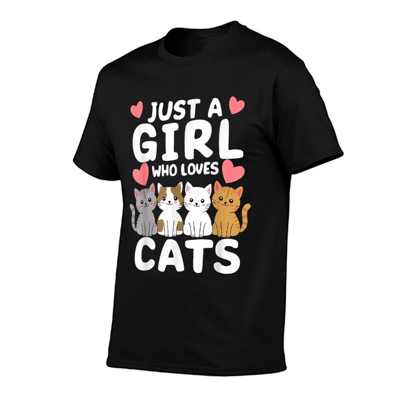 Cat Just A Girl Who Loves Cats  Breathable T-Shirt