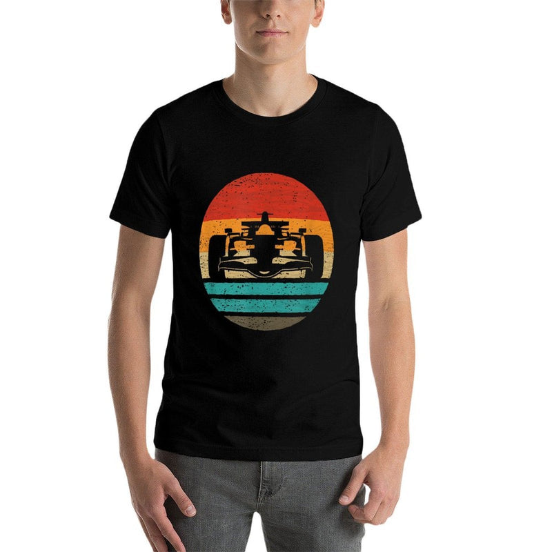 Racing Car Retro Style Vintage  Wrinkle-resistant T-Shirt