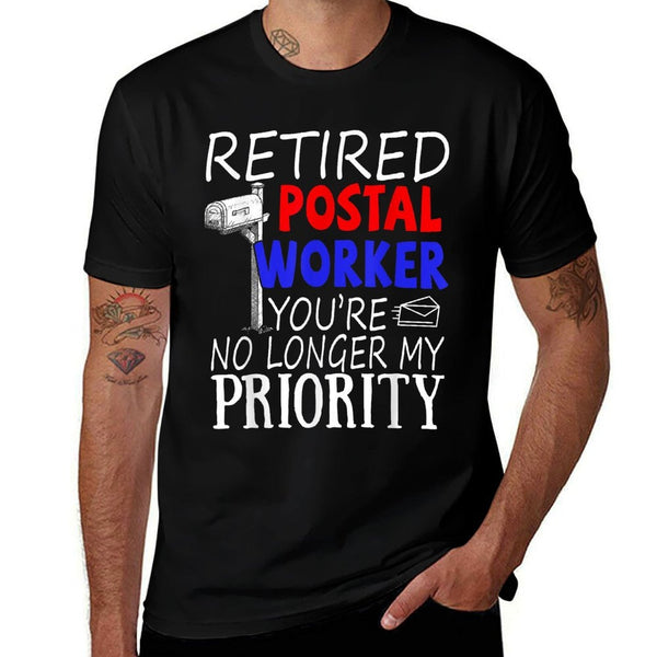 Post Office Retirement - Retired Postal Worker Gift  Summer-ready Fabric T-Shirt