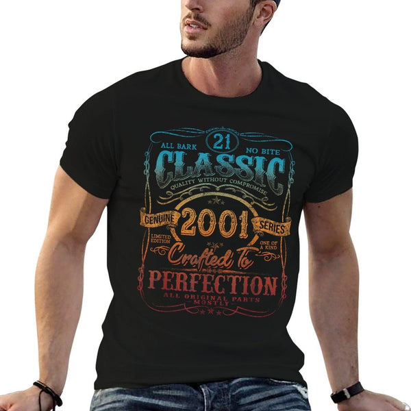 Vintage 2001 Limited Edition 21 Year Old 21st Birthday  Soft T-Shirt