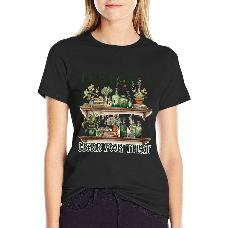 Herbalist Herbal Plants Are Medicine Ive Got Herb For That  Polyester Blend T-Shirt