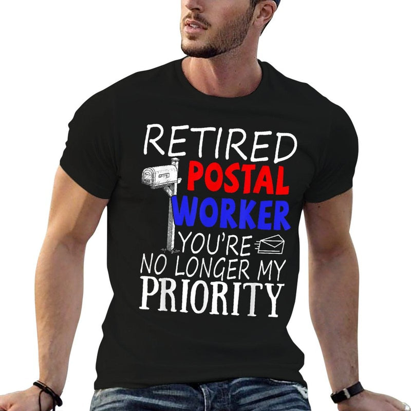 Post Office Retirement - Retired Postal Worker Gift  Summer-ready Fabric T-Shirt