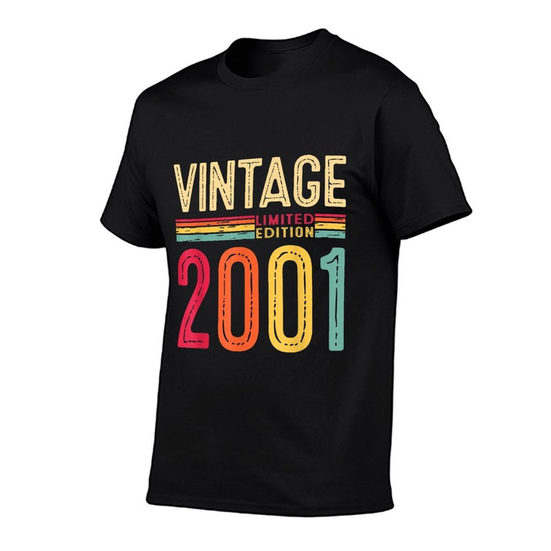21 Year Old Vintage 2001 Limited Edition 21st Birthday  Slim-fit Cut T-Shirt