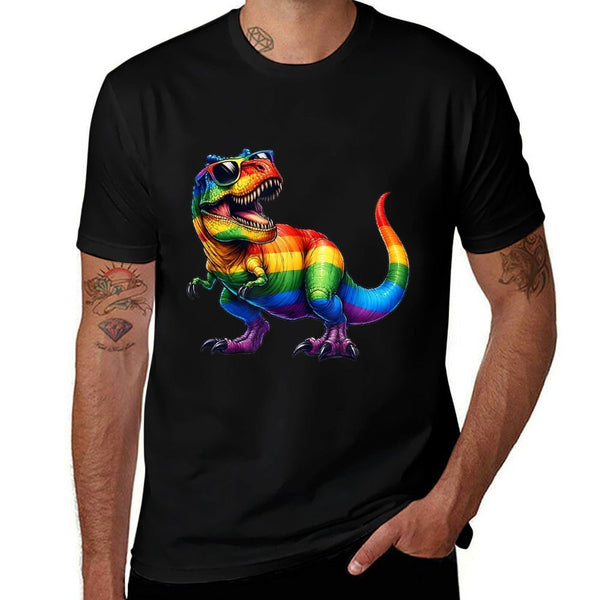 Dinosaur Gay Pride LGBT Rainbow Lgbtq Pride  Soft T-Shirt