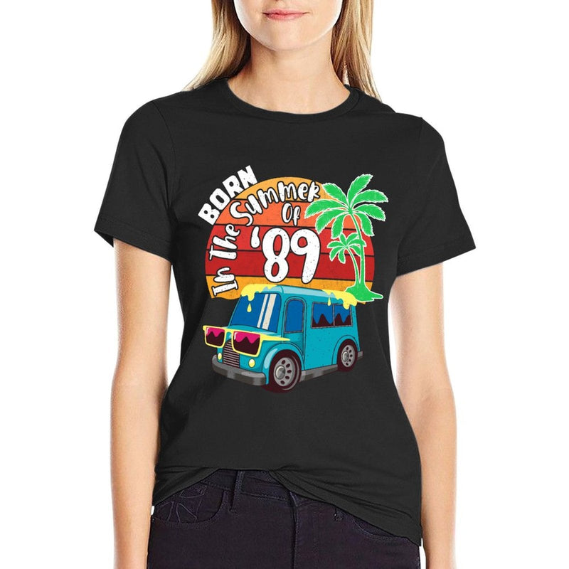 Born In The Summer Of '89 Great 50th Birthday Gift  Moisture-wicking T-Shirt