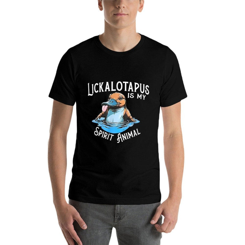 Lickalottapus Is My Spirit Animal - Front And Back Comfortable T-Shirt