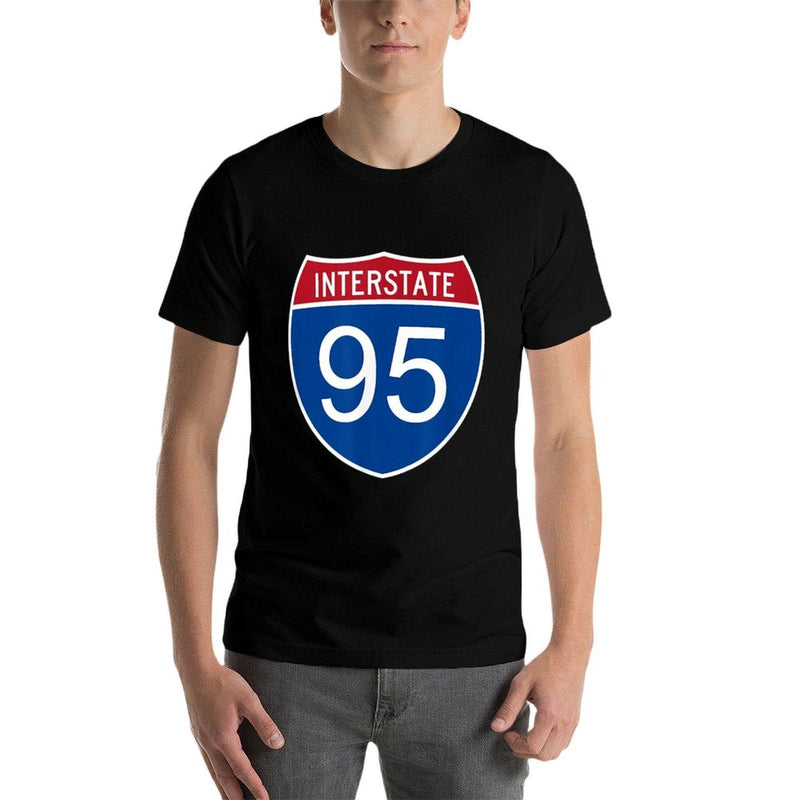 I-95 Interstate Road Trip Travel Souvenir - Interstate 95  Trendy Pattern T-Shirt