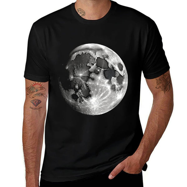 Surreal Moon Landscape  Graphic-printed T-Shirt