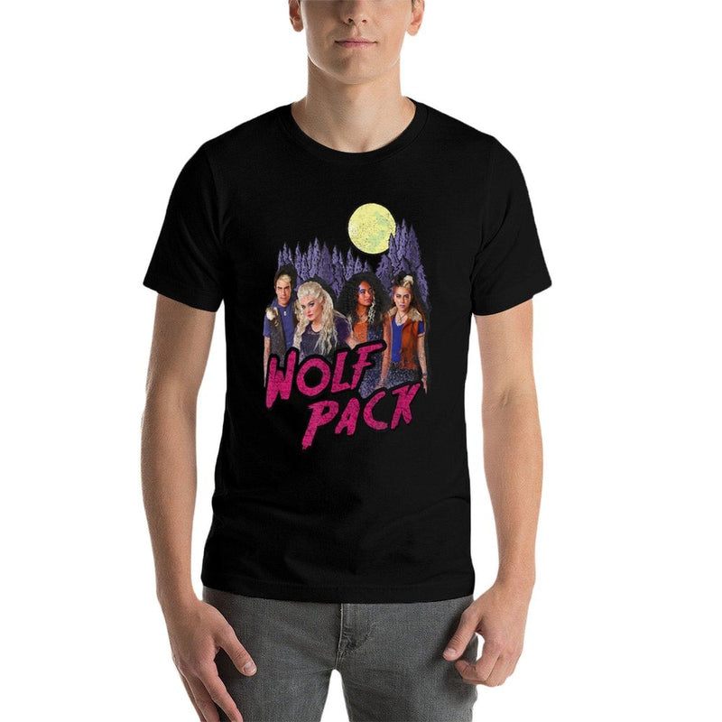Disney Zombies Wolf Pack Full Moon Group Poster  Slim-fit Cut T-Shirt