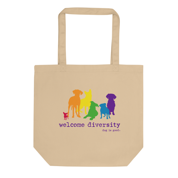 Welcome Diversity Pride Tote Bag