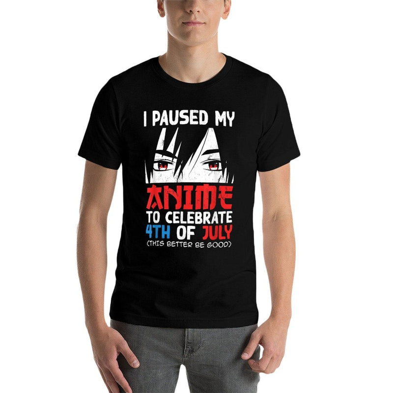 Anime American July Fourth 4th of Julyn Girls Boys  Summer-ready Fabric T-Shirt