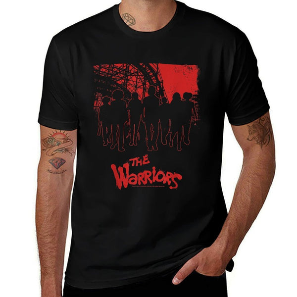 The Warriors Coney Island Group Silhouette  Heathered Texture T-Shirt