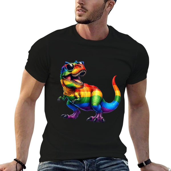 Dinosaur Gay Pride LGBT Rainbow Lgbtq Pride  Soft T-Shirt