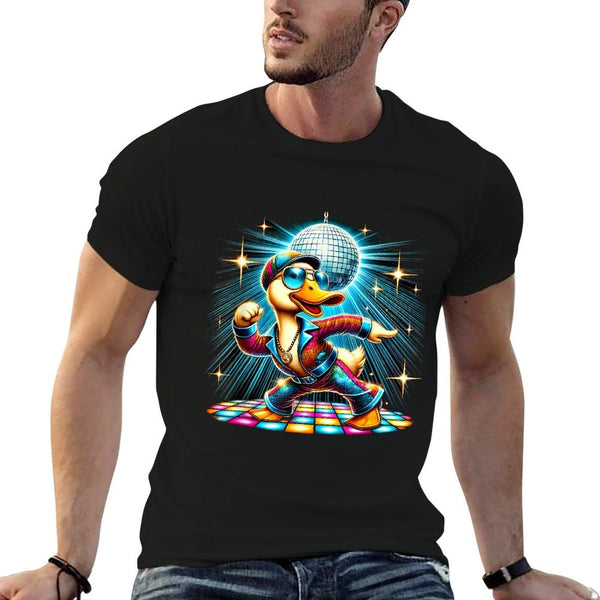 Aesthetic Duck Disco Dancer  High-quality Stitching T-Shirt