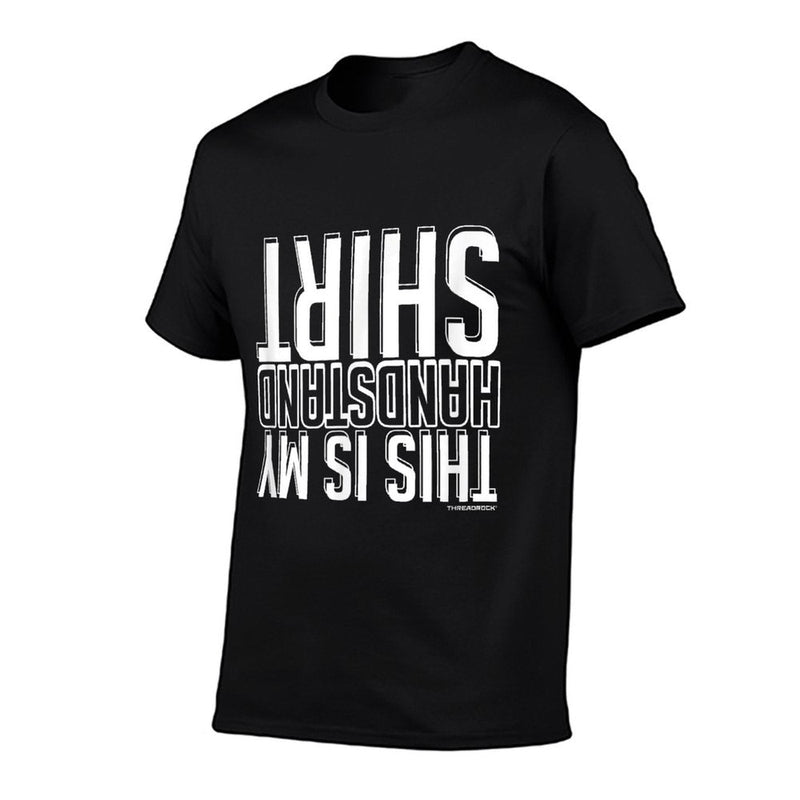Threadrock This Is My Handstand Black Unisex Adult Gymnastics Modern Casual  Vintage-inspired T-Shirt
