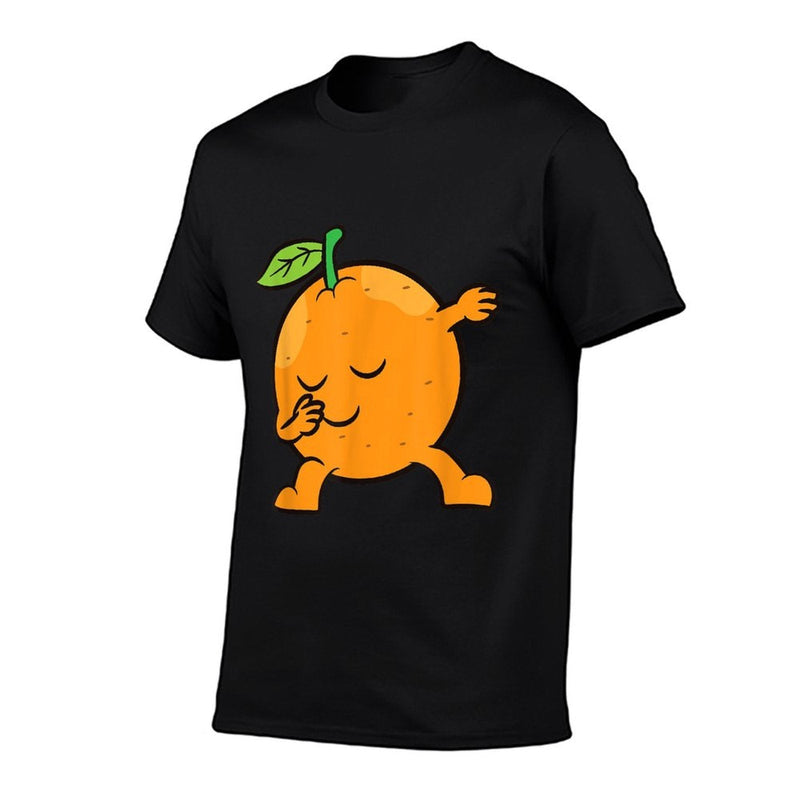 Orange Dabbing Orange Fruit Love Oranges  Moisture-wicking T-Shirt