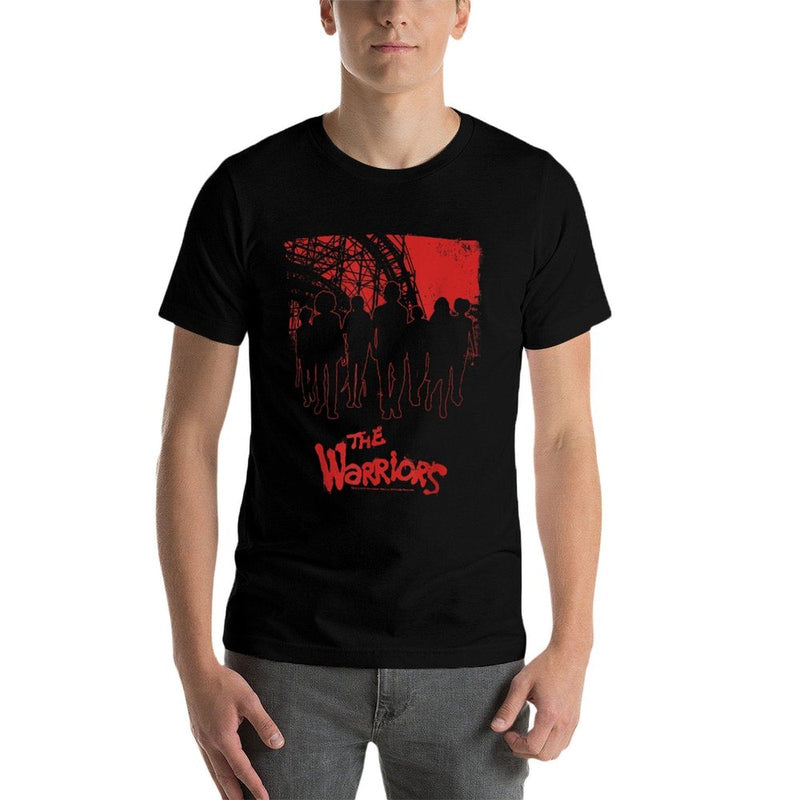 The Warriors Coney Island Group Silhouette  Heathered Texture T-Shirt