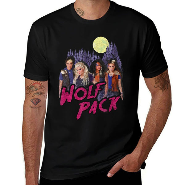 Disney Zombies Wolf Pack Full Moon Group Poster  Slim-fit Cut T-Shirt