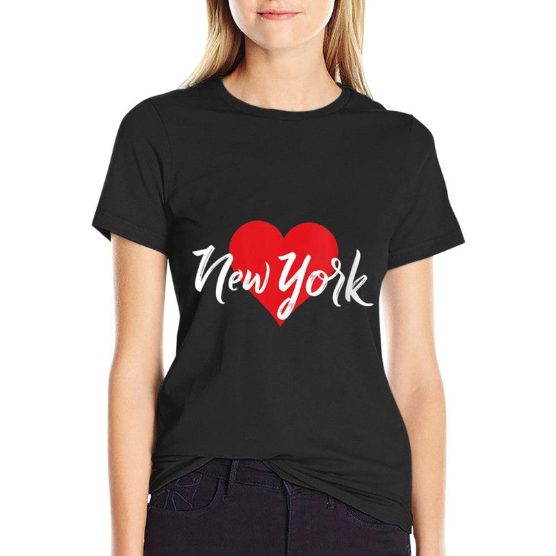 Womens I Love New York Tshirt For Women New Yorker Lover Gift Idea  Durable T-Shirt
