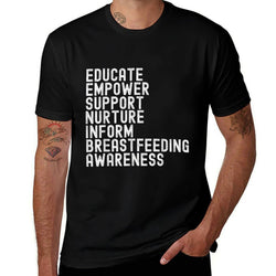 World Breastfeeding Week Awareness Breast Milk Lactation Mom  Classic T-Shirt