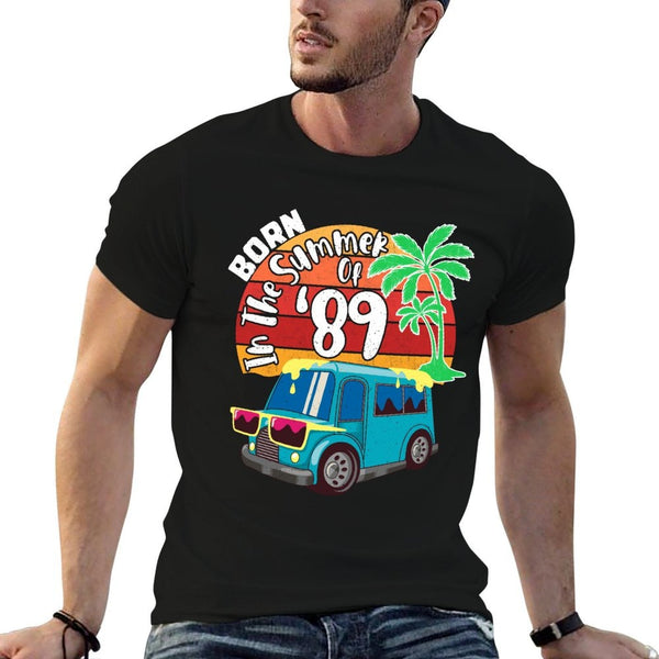 Born In The Summer Of '89 Great 50th Birthday Gift  Moisture-wicking T-Shirt