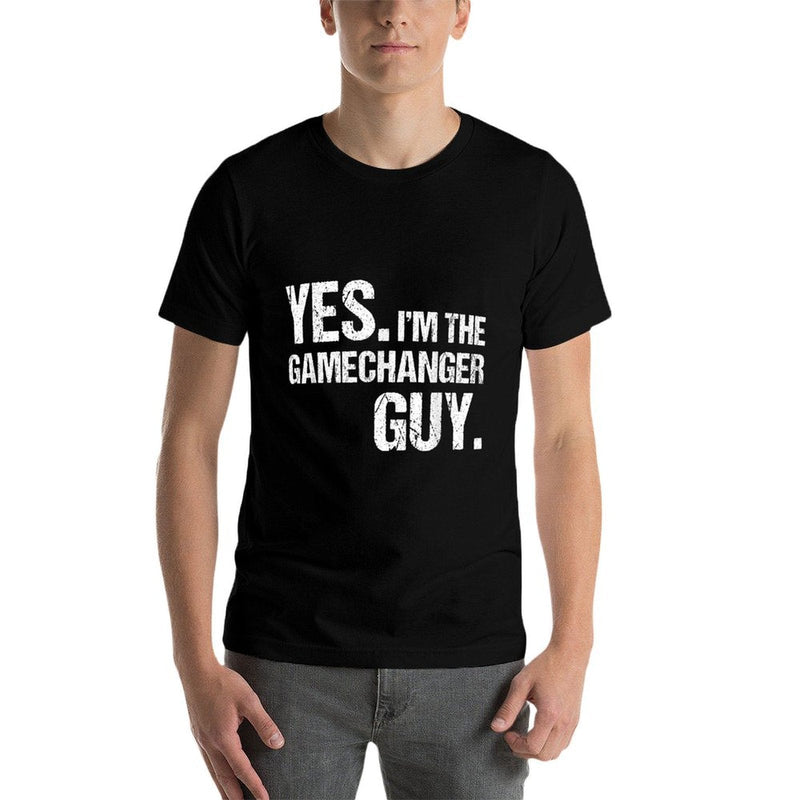 Yes Im The Gamechanger Guy, Funny Baseball For Men Boys  Lightweight T-Shirt