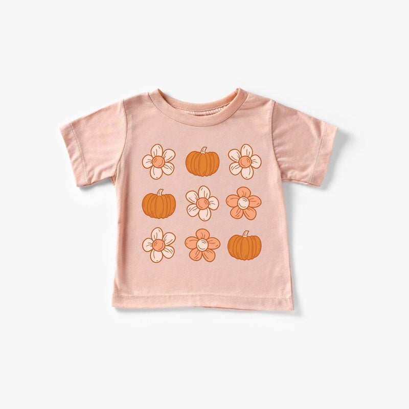 Pumpkins and Flowers