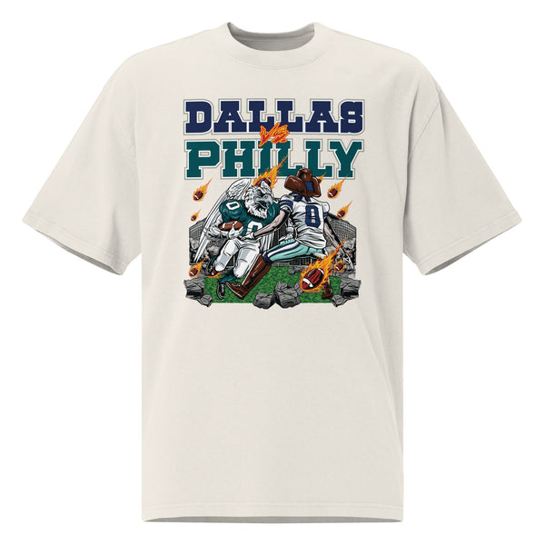 Cowboys vs Eagles "Rivalry" White T-Shirt