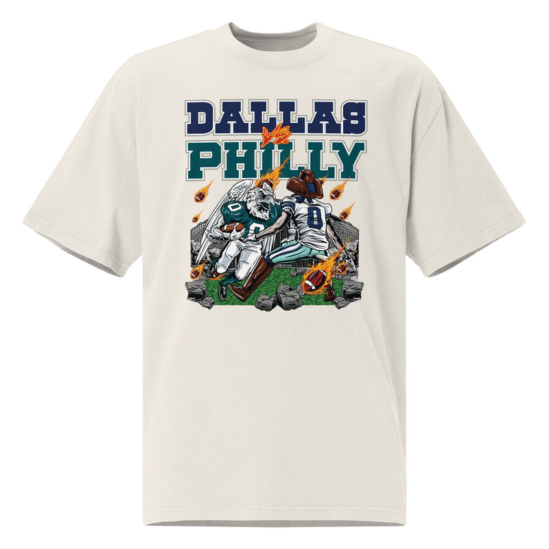 Cowboys vs Eagles "Rivalry" White T-Shirt