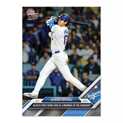 2024 Topps Now Shohei Ohtani #36 Dodgers 1st Homerun Baseball Card