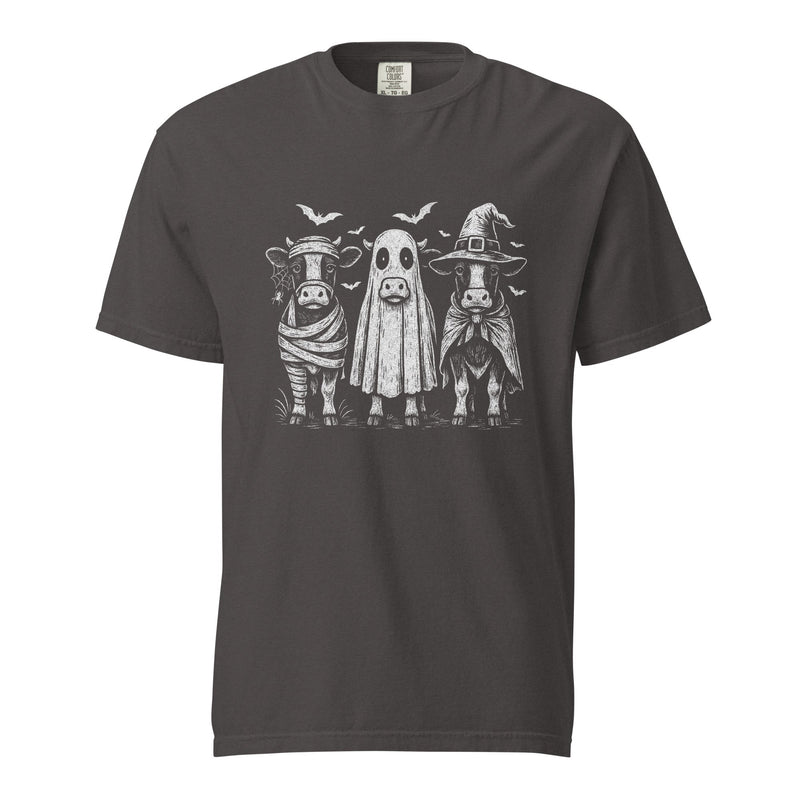 Halloween Cows T Shirt Cotton